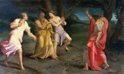 聖ヨハネは棒と石を宝石に変えます